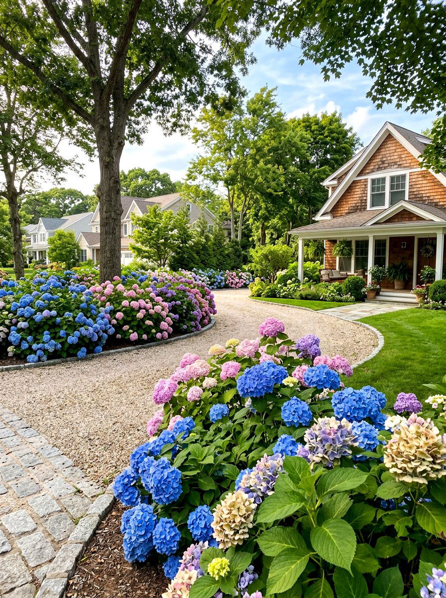Hydrangea Garden - 30 flower garden ideas
