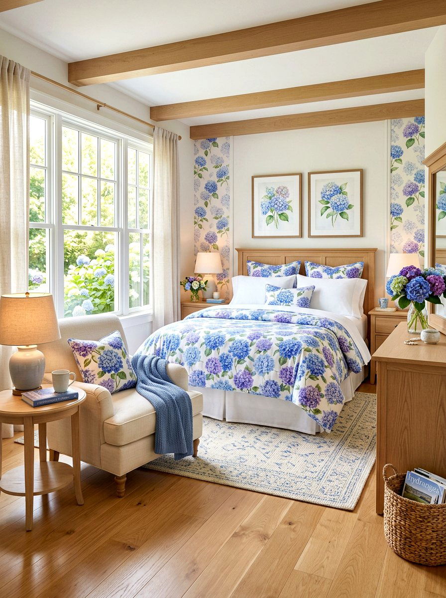 Hydrangea Guest Suite - 30 flower room ideas