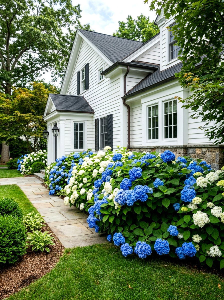 Hydrangea bush landscaping - 30 curb appeal landscaping ideas