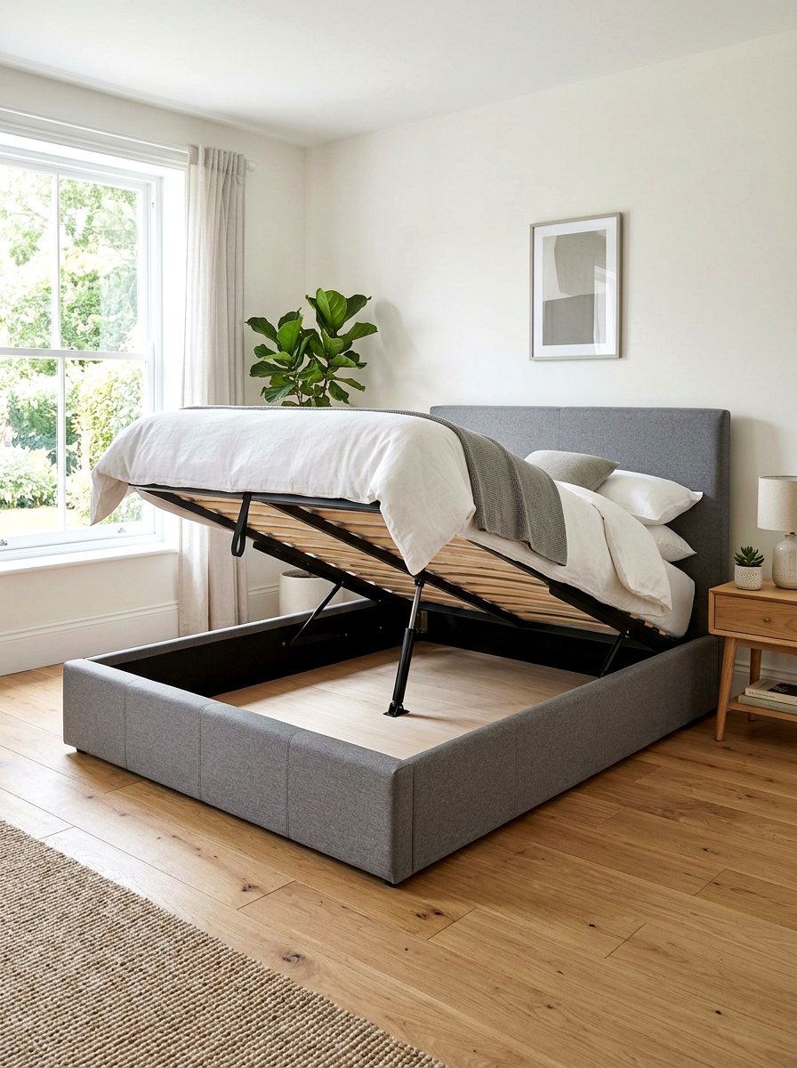 Hydraulic lift bed - 30 under bed storage aesthetic ideas