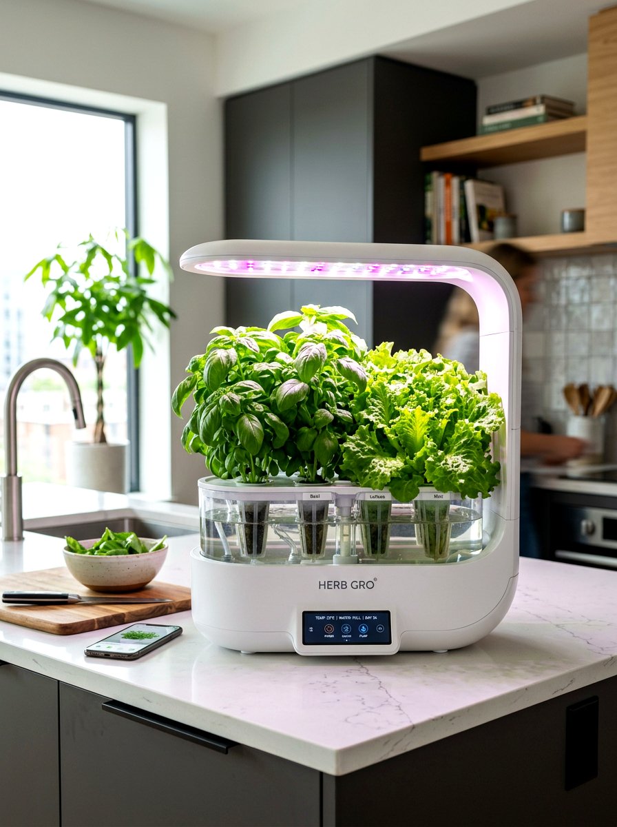 Hydroponic Herb Garden - 30 simple herb garden ideas