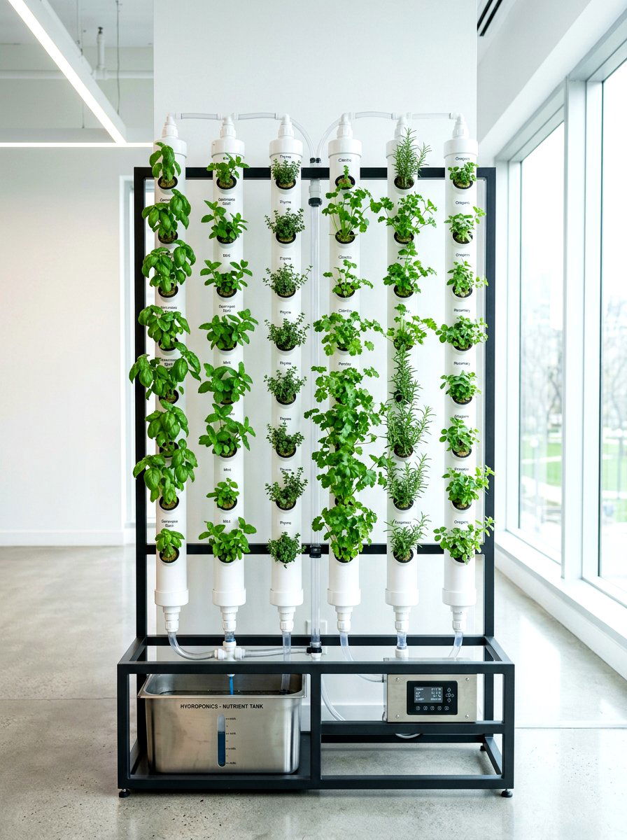 Hydroponic Herb Garden - 30 herb garden layout ideas