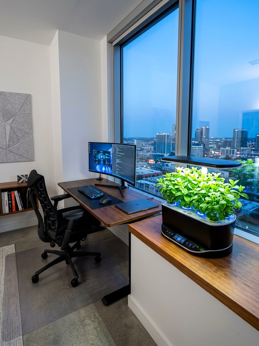 Hydroponic Herb Kit - 30 windowsill garden ideas