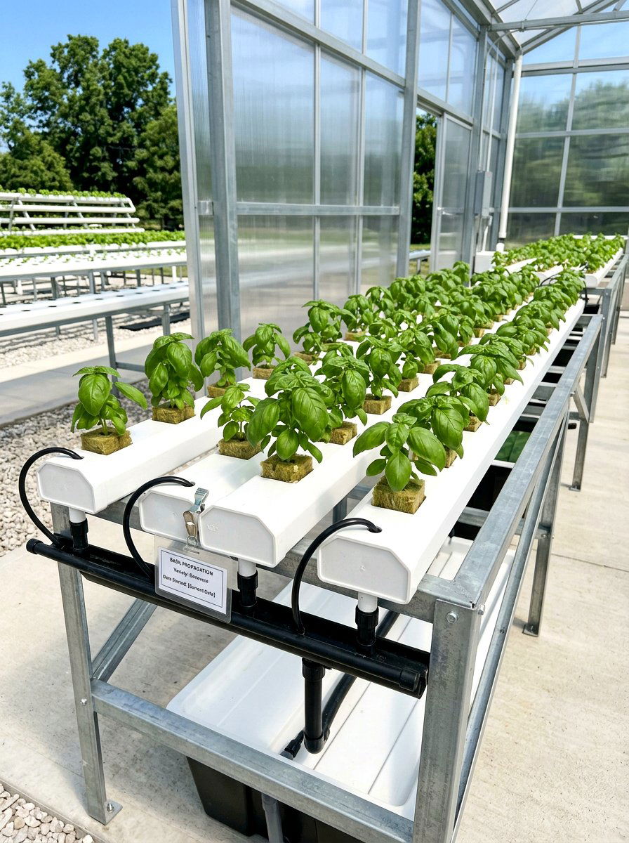 Hydroponic Propagation Bench - 30 greenhouse propagation bench ideas