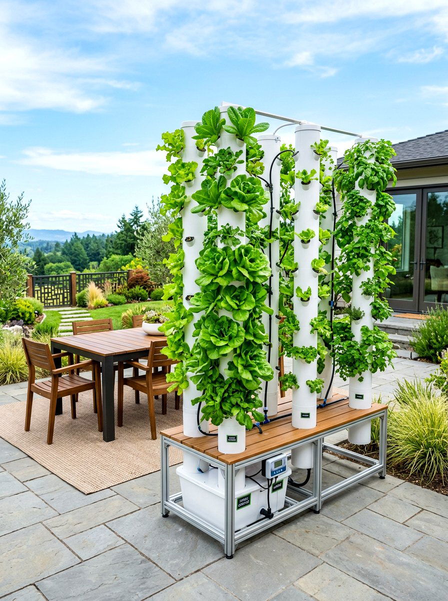 Hydroponic Vegetable Garden - 30 backyard vegetable garden ideas