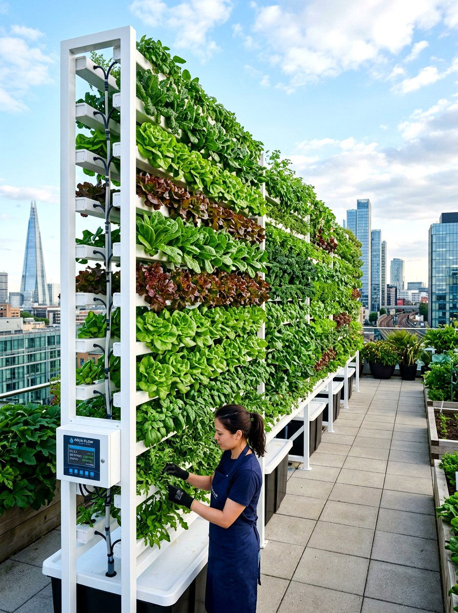 Hydroponic Vertical Wall System - 30 vertical garden privacy wall ideas