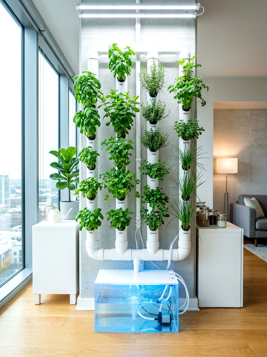 Hydroponic herb garden - 30 herb garden ideas