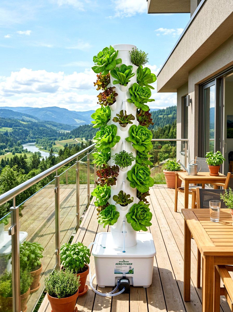 Hydroponic patio system - 30 patio vegetable garden ideas