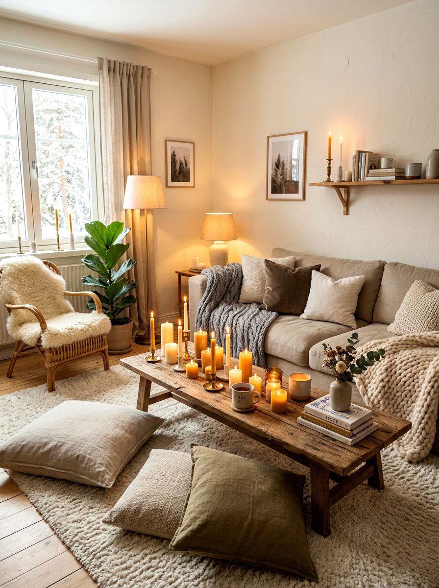 Hygge Sitting Room - 30 digital detox room ideas