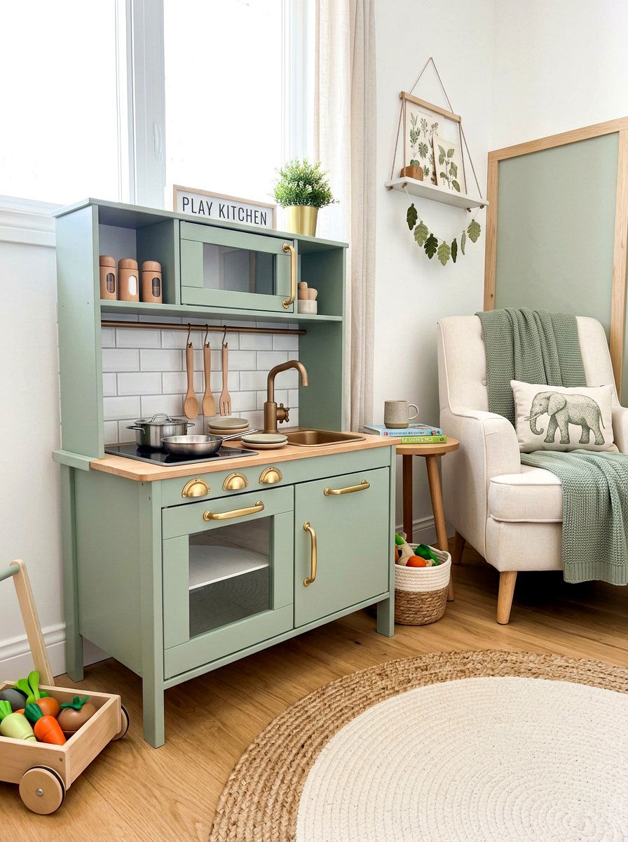 IKEA Play Kitchen Hack - 30 play kitchen corner ideas