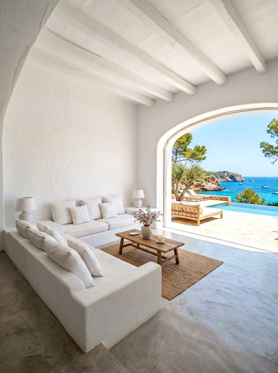 Ibizan Minimalist Lounge - 30 European summer home ideas