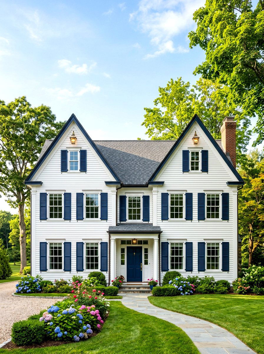 30 Symmetrical Curb Appeal Ideas for Instantly Welcoming Homes