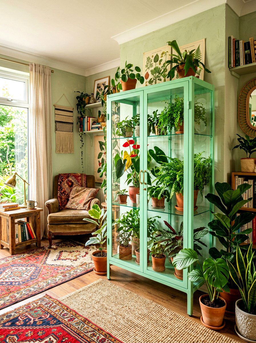 Ikea Fabrikor Tall Greenhouse Cabinet - 30 indoor greenhouse cabinet ideas