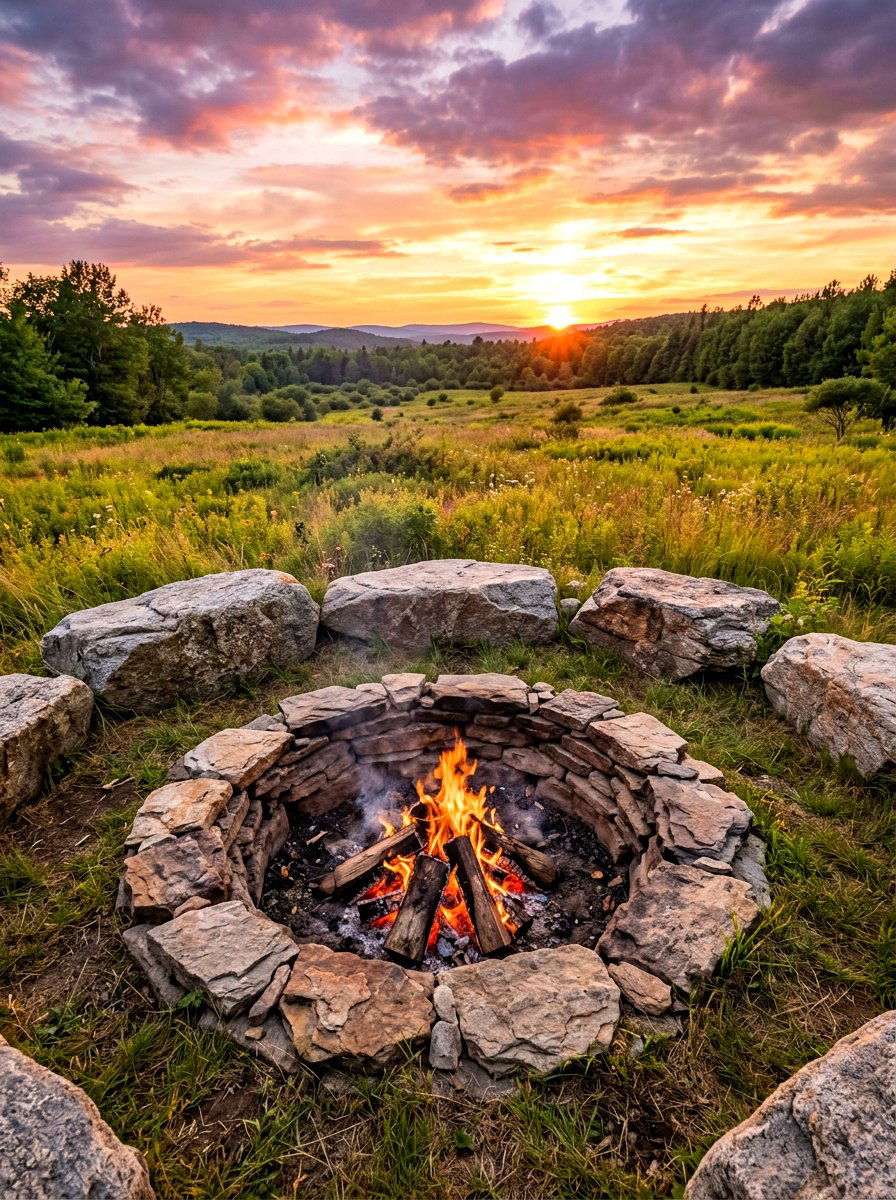 In Ground Fire Pit - 30 fire pit landscaping ideas