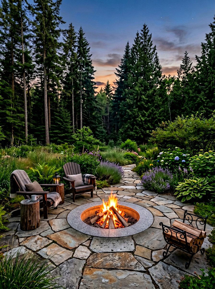 In Ground Fire Pit - 30 backyard fire pit ideas