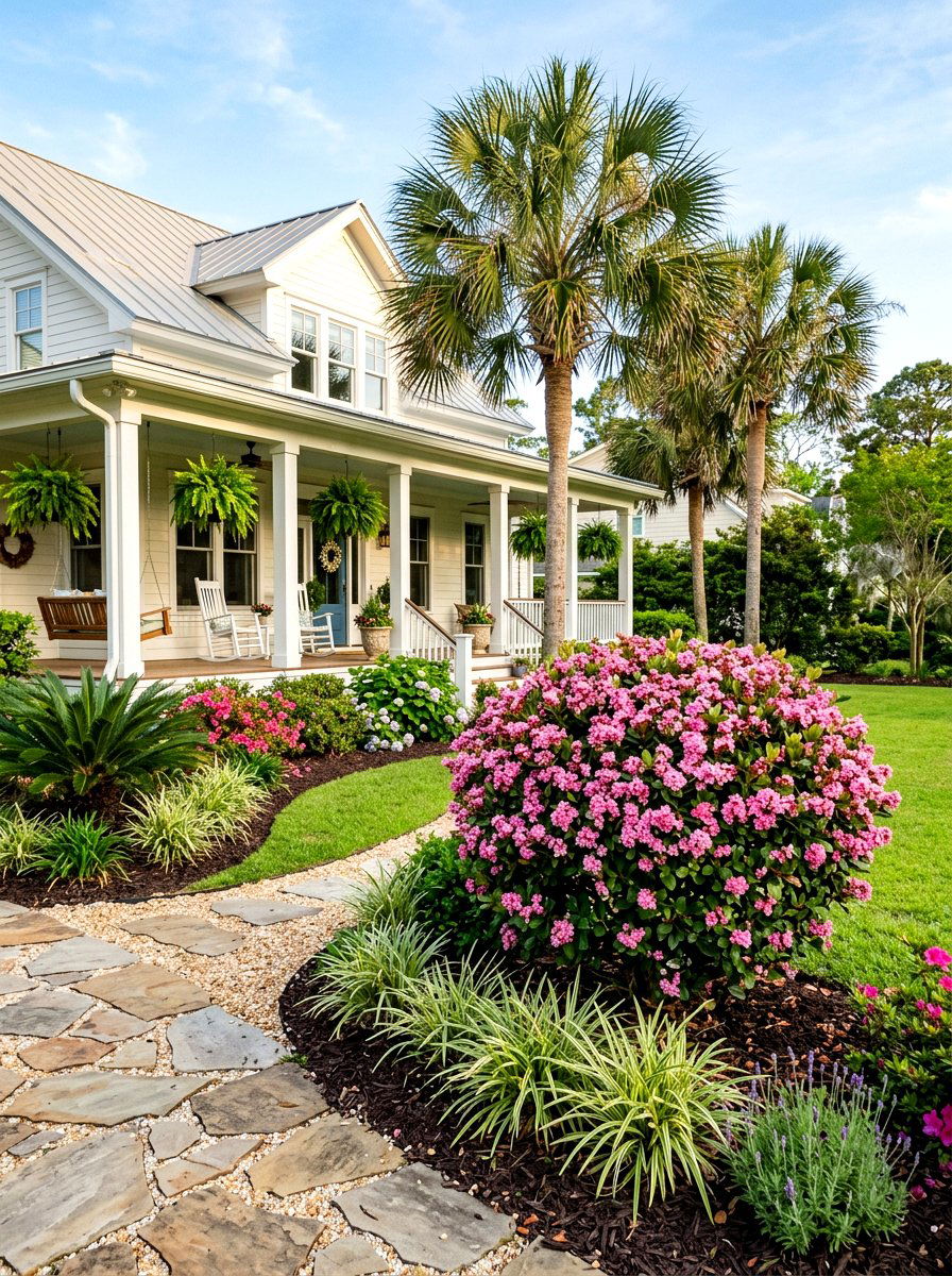 Indian Hawthorn - 30 front yard shrub ideas