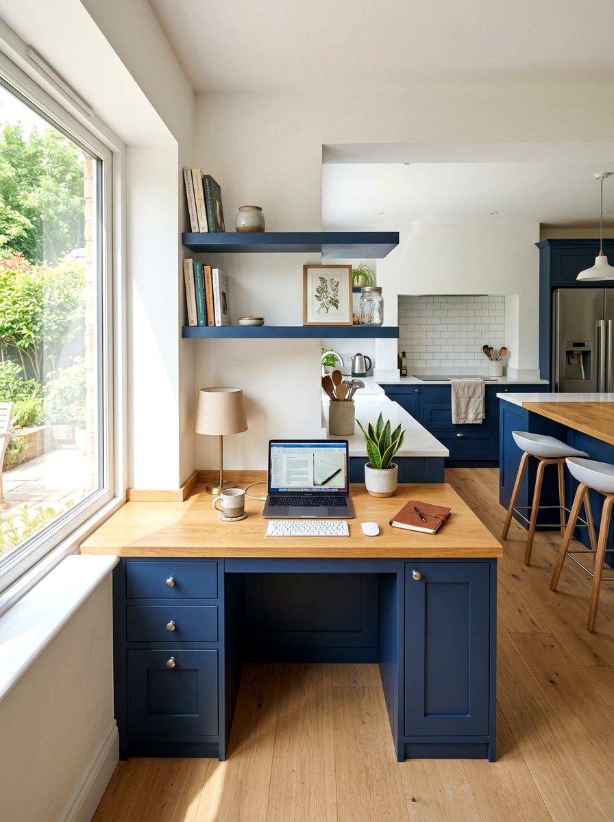 Indigo blue kitchen workspace - 30 blue kitchen ideas