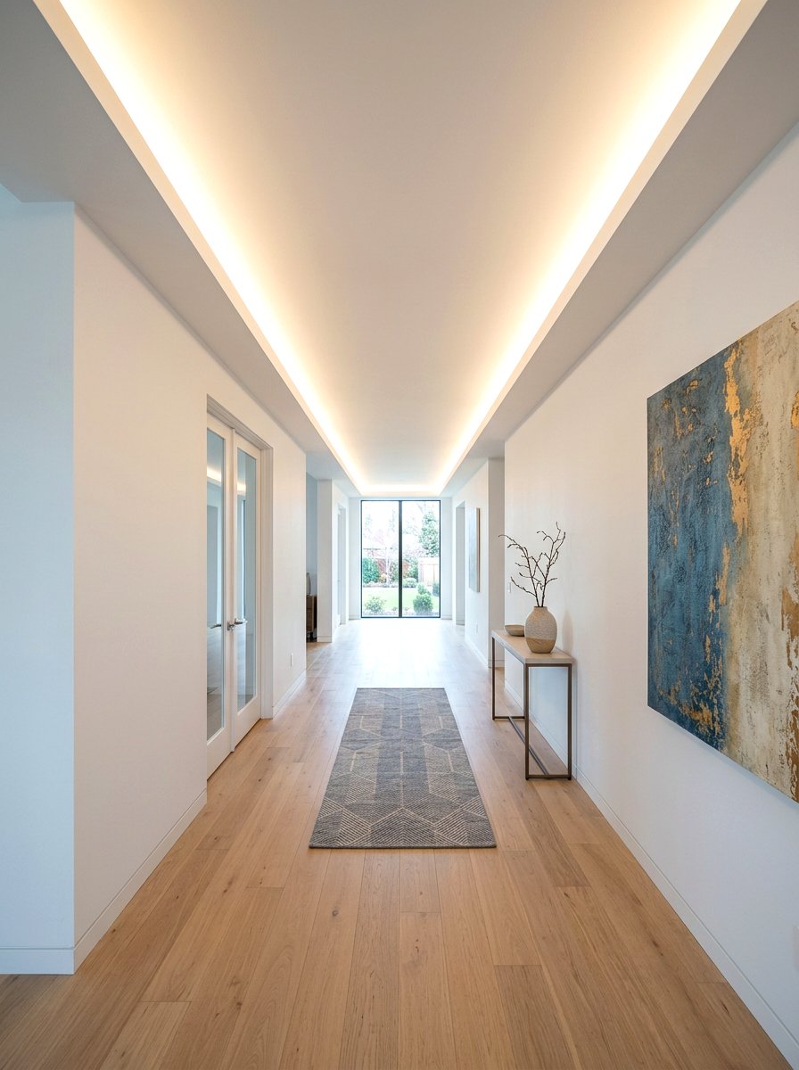 Indirect Cove Lighting - 30 long foyer lighting ideas