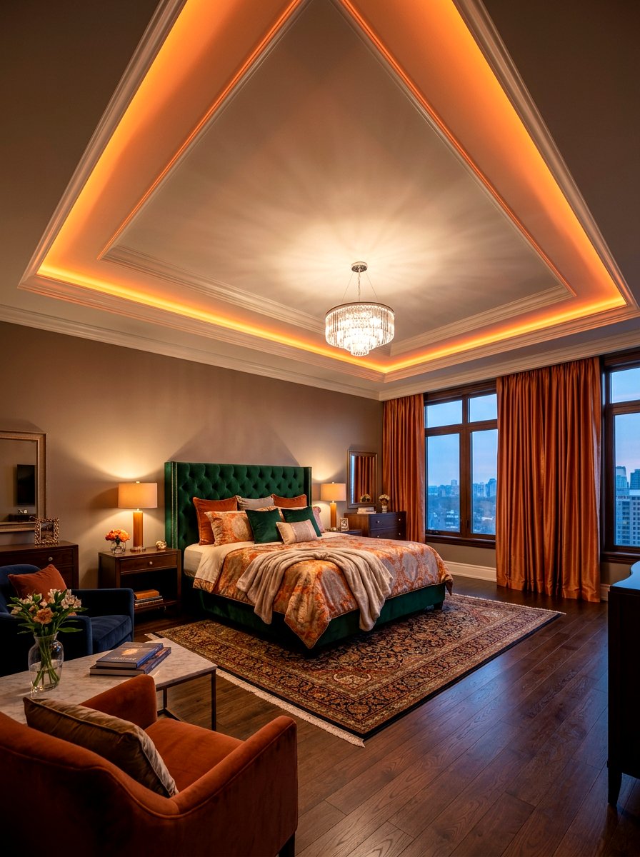 Indirect LED Ceiling Cove Lighting - 30 circadian lighting bedroom ideas
