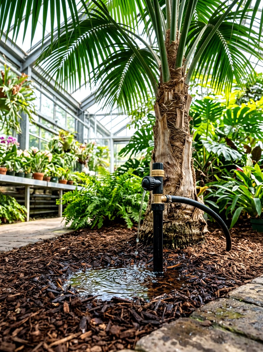 Individual Plant Bubbler Emitter - 30 greenhouse watering setup ideas