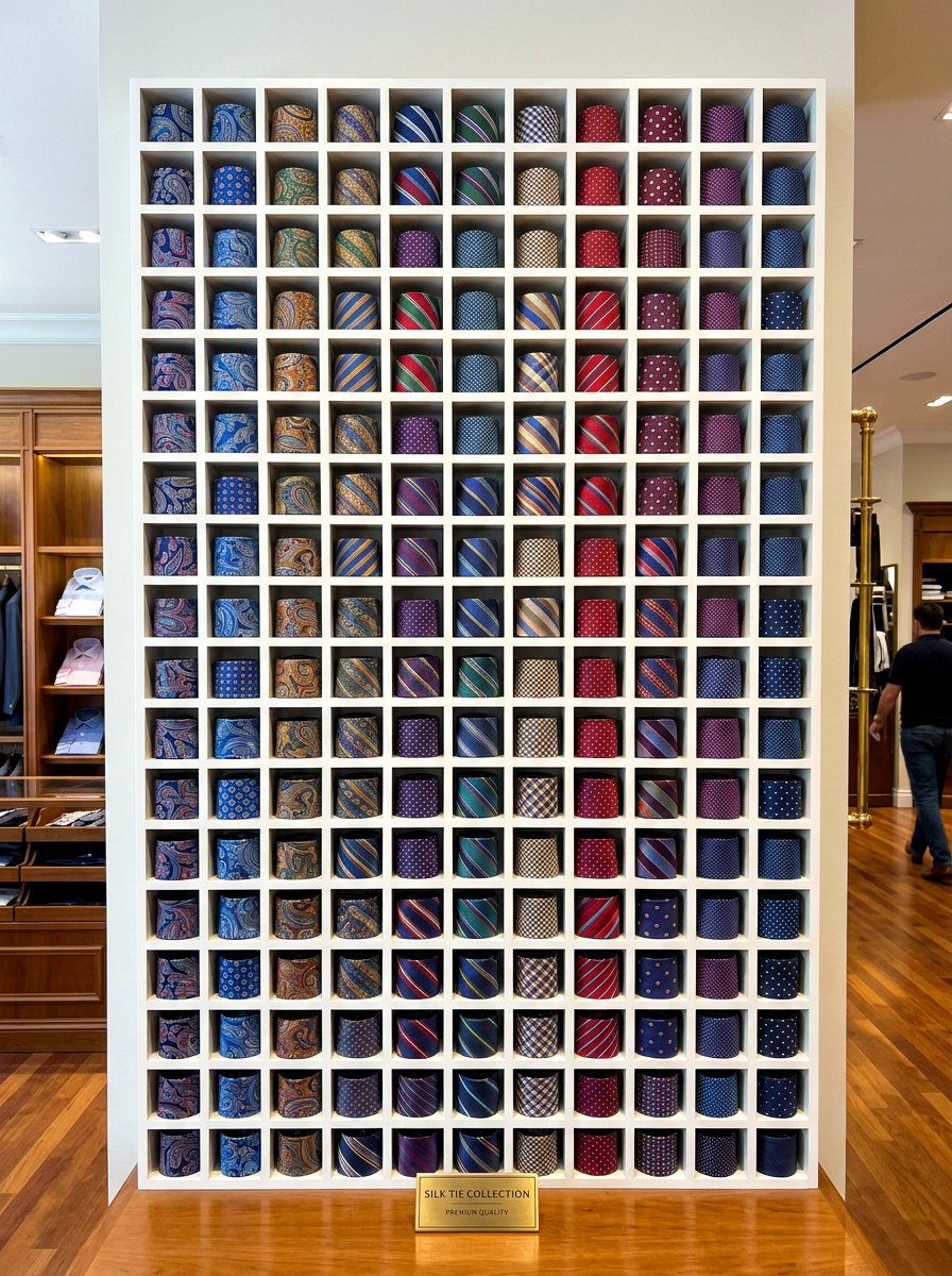 Individual Tie Cubbies - 30 tie storage ideas