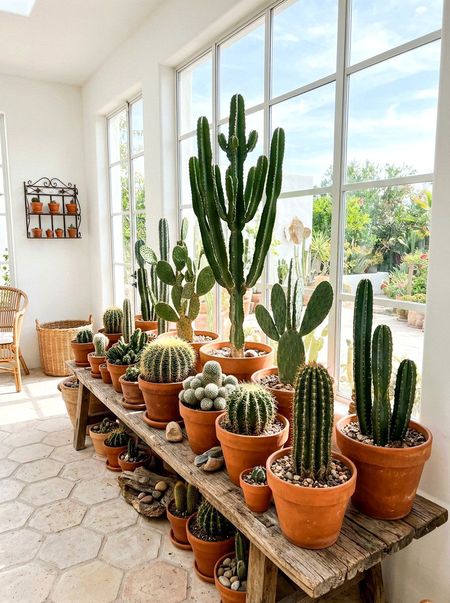 Indoor Cactus Garden - 30 indoor garden ideas