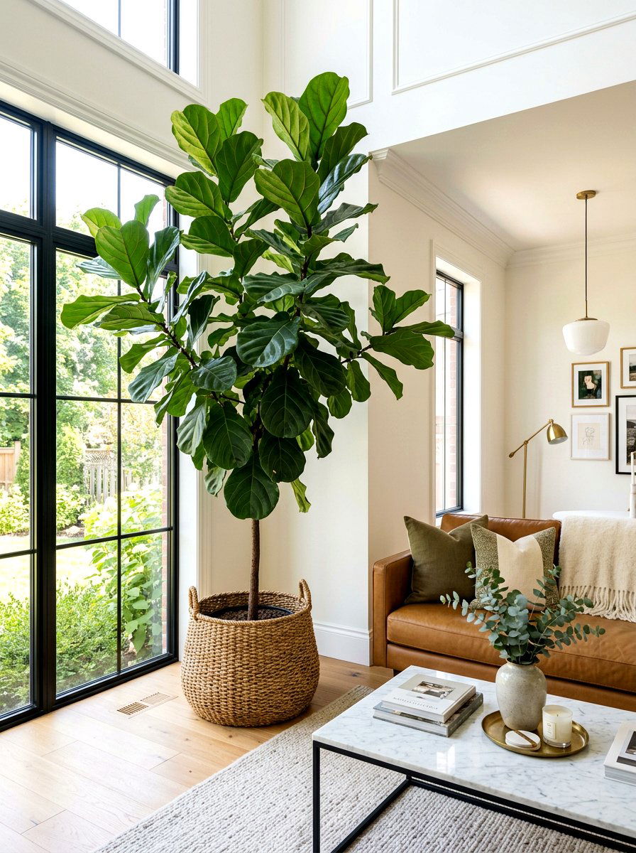 Indoor Fiddle Leaf Fig - 30 indoor garden ideas