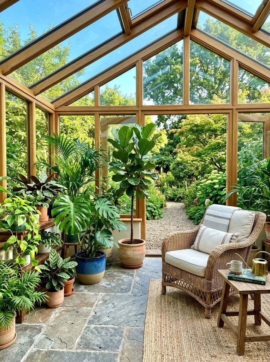 Indoor Garden Sanctuary - 30 quiet romance home ideas