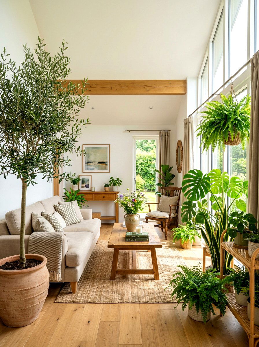 Indoor Greenery And Plants - 30 modern farmhouse decor ideas