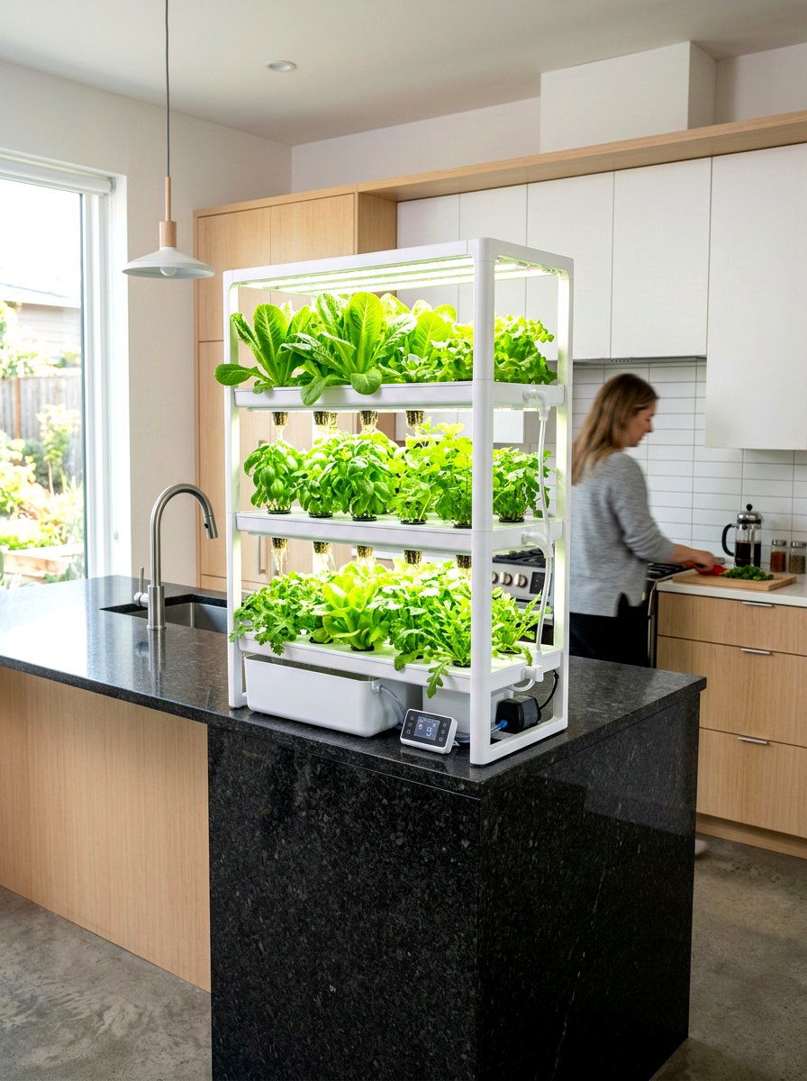 Indoor Hydroponic System - 30 indoor garden ideas