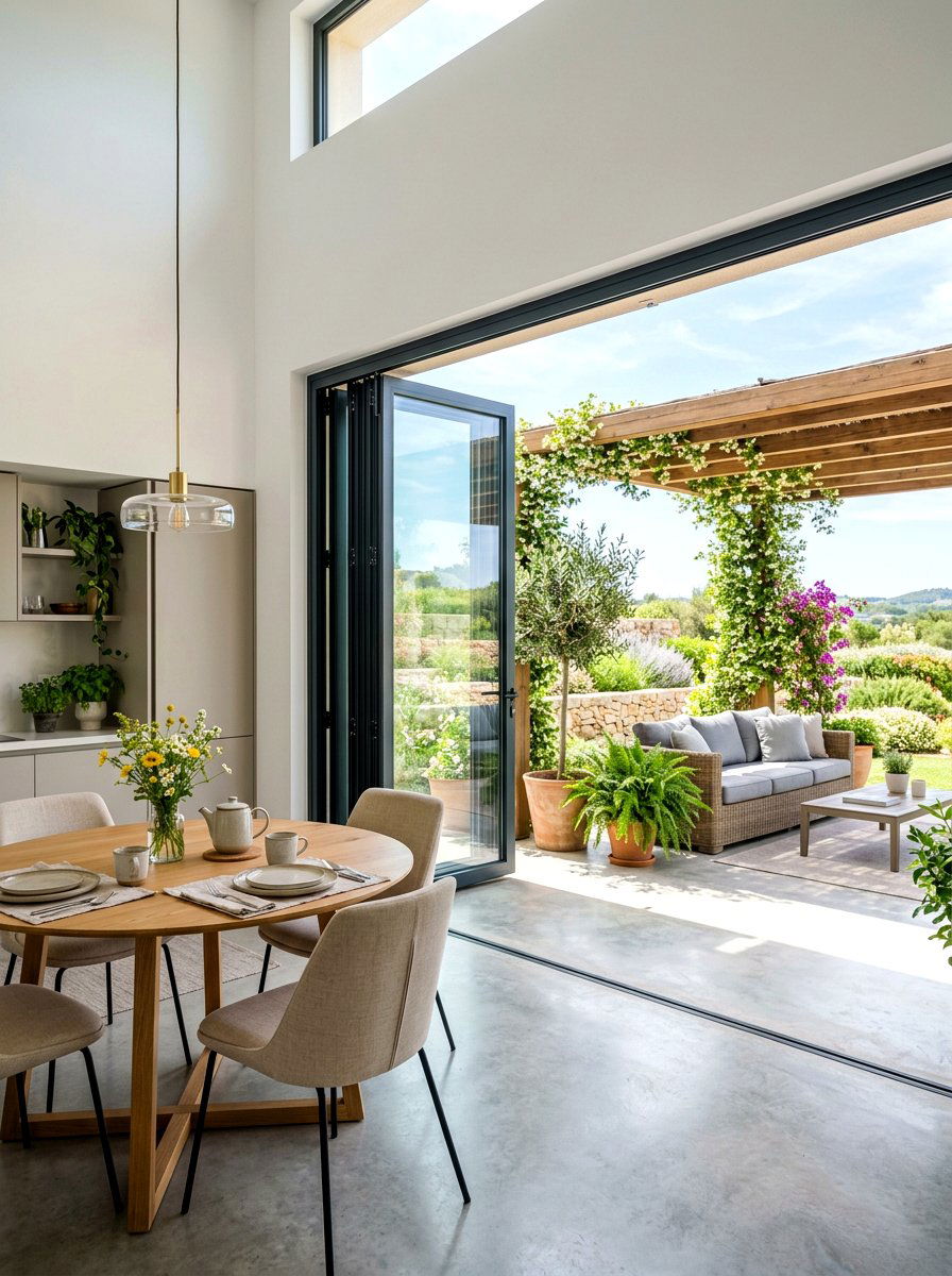 Indoor Outdoor Breakfast Space - 30 breakfast room ideas
