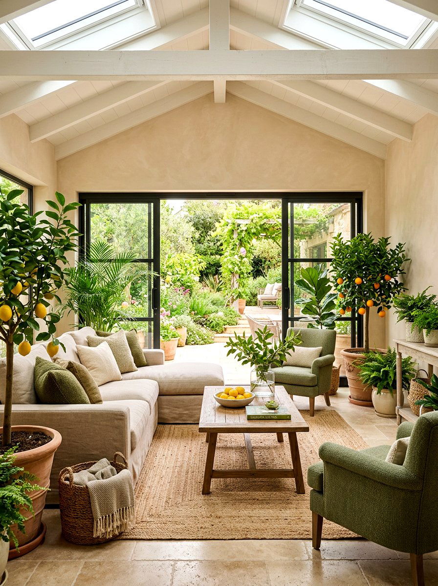 Indoor Outdoor Garden Room - 30 attached greenhouse ideas