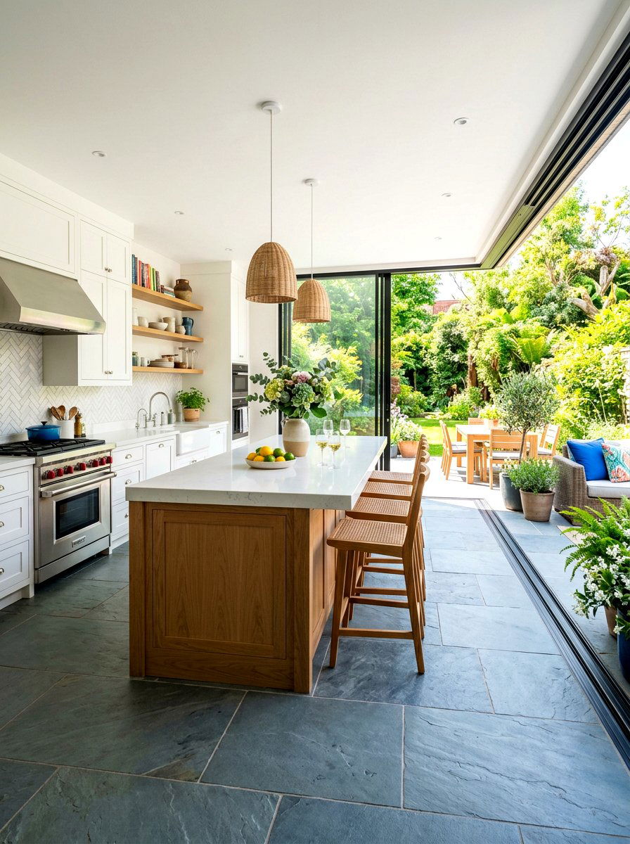 Indoor Outdoor Kitchen - 30 timeless kitchen ideas