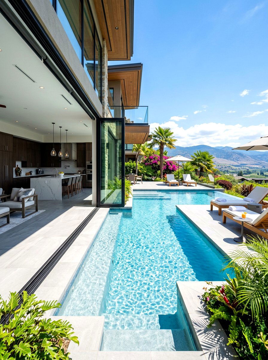 Indoor Outdoor Pool - 30 small backyard pool ideas