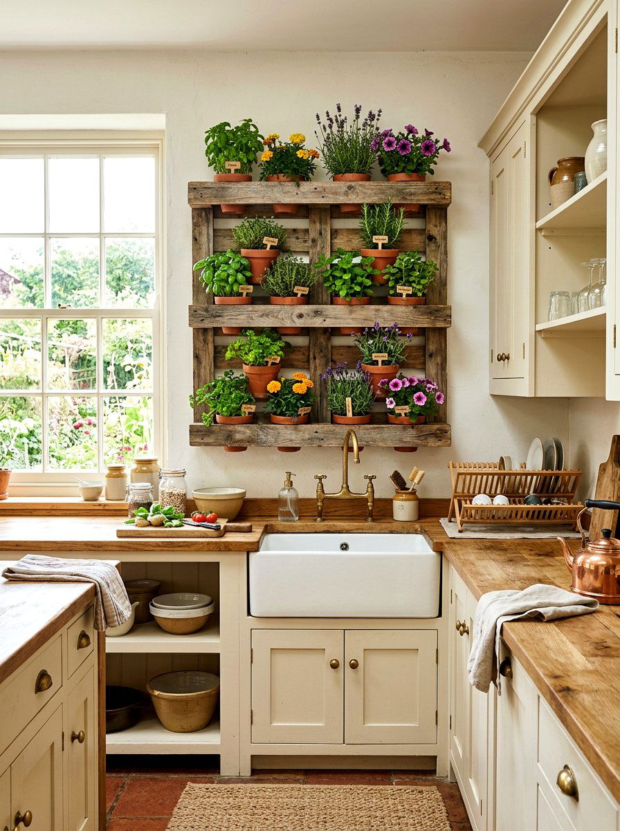 Indoor Pallet Planter - 30 indoor garden ideas