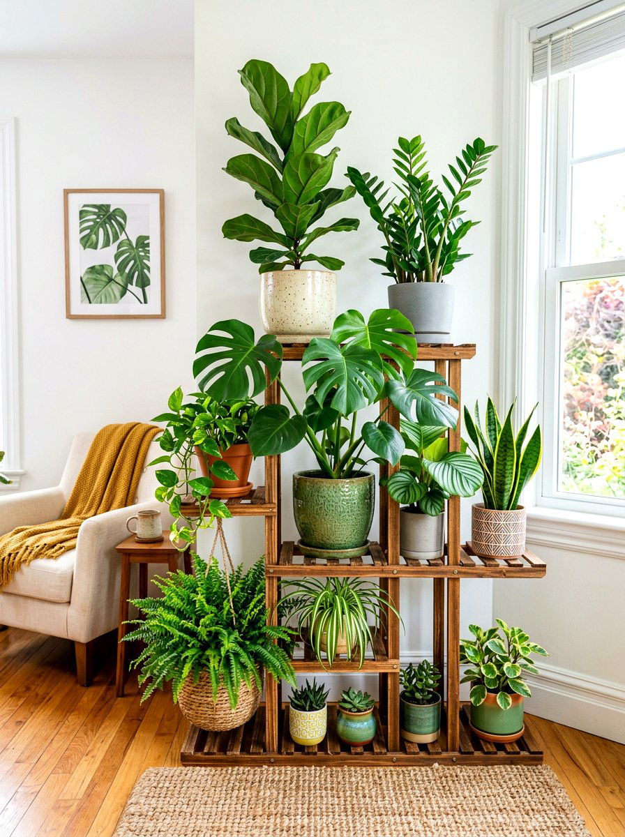 Indoor Plant Garden - 30 newlywed home ideas