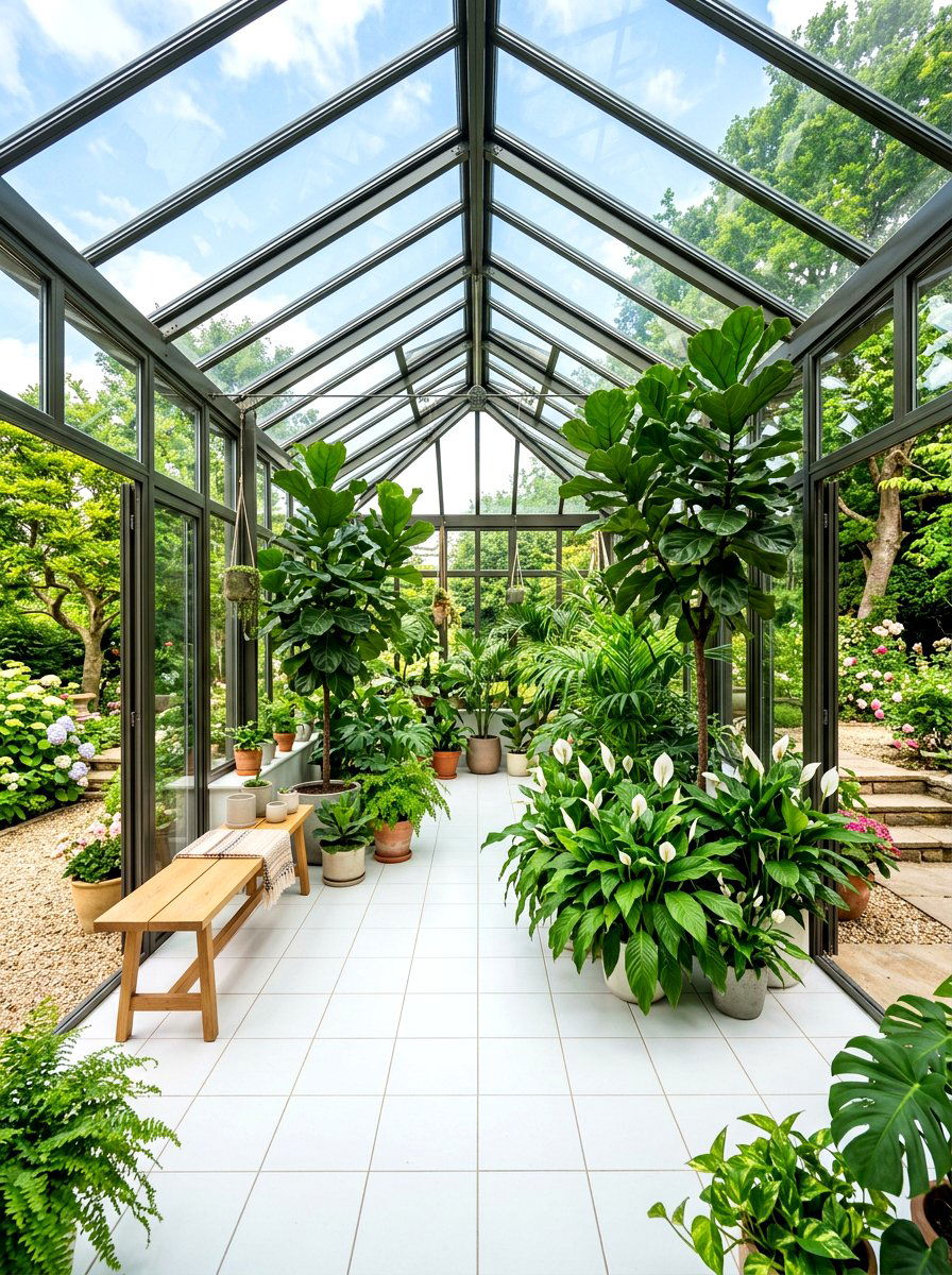 Indoor Plant Oasis - 30 quiet room decor ideas