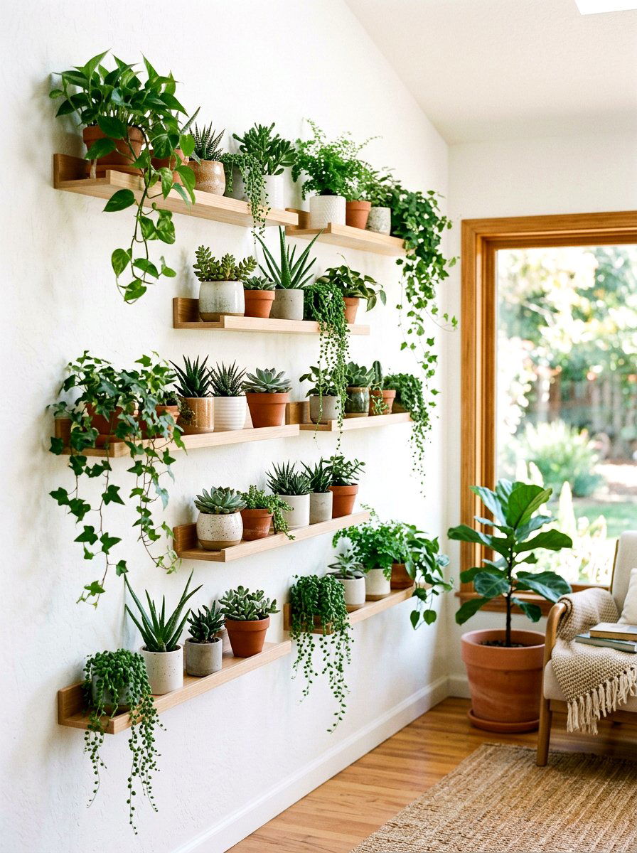 Indoor Plant Picture Ledge - 30 picture ledge ideas