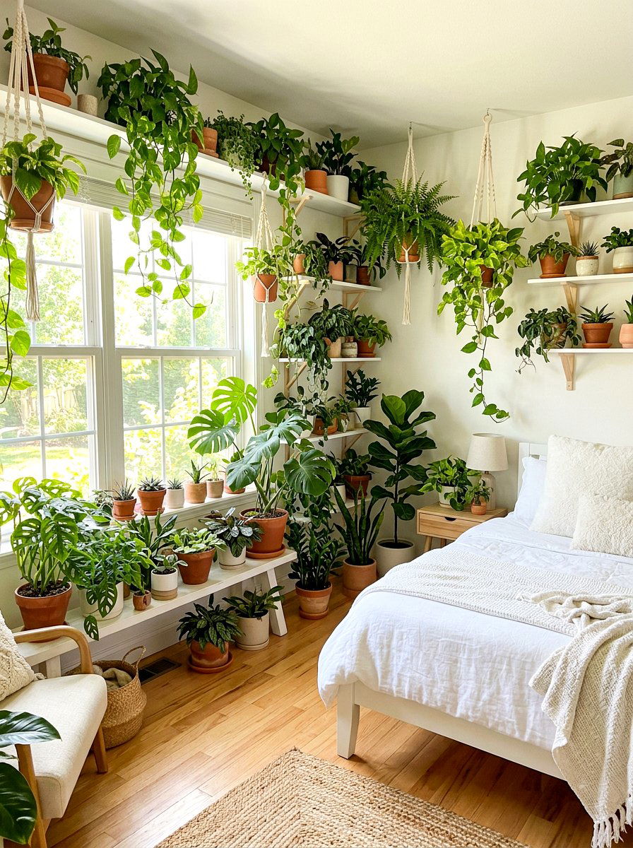 Indoor Plant Room - 30 teen room Pinterest ideas