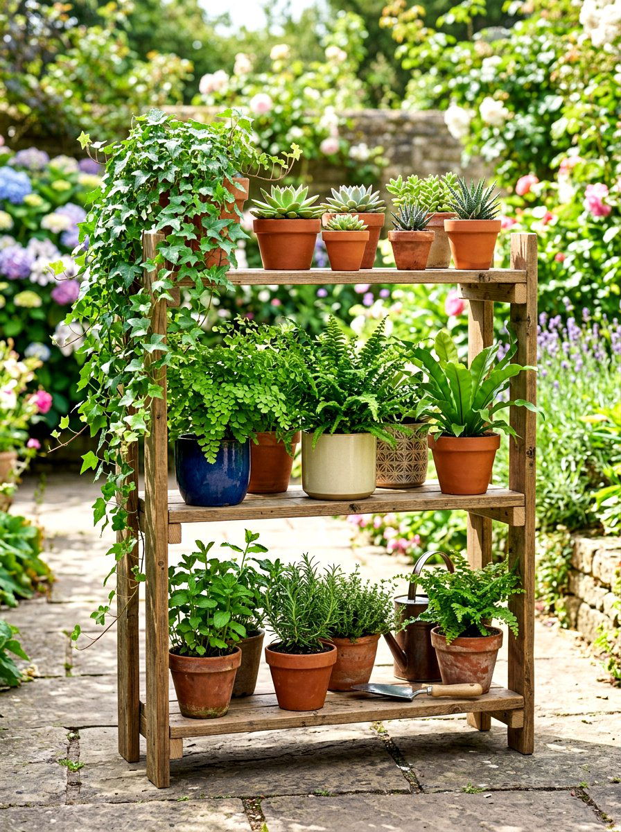 Indoor Plant Shelf - 30 shelfie styling ideas