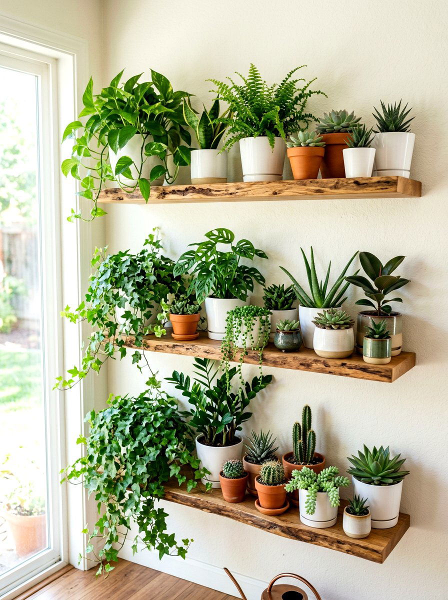 Indoor Plant Wall Ledge - 30 picture ledge renter ideas