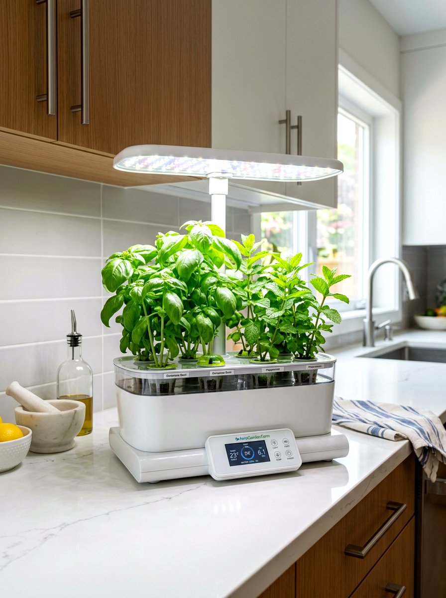 Indoor Smart Herb Garden - 30 medicinal herb garden ideas