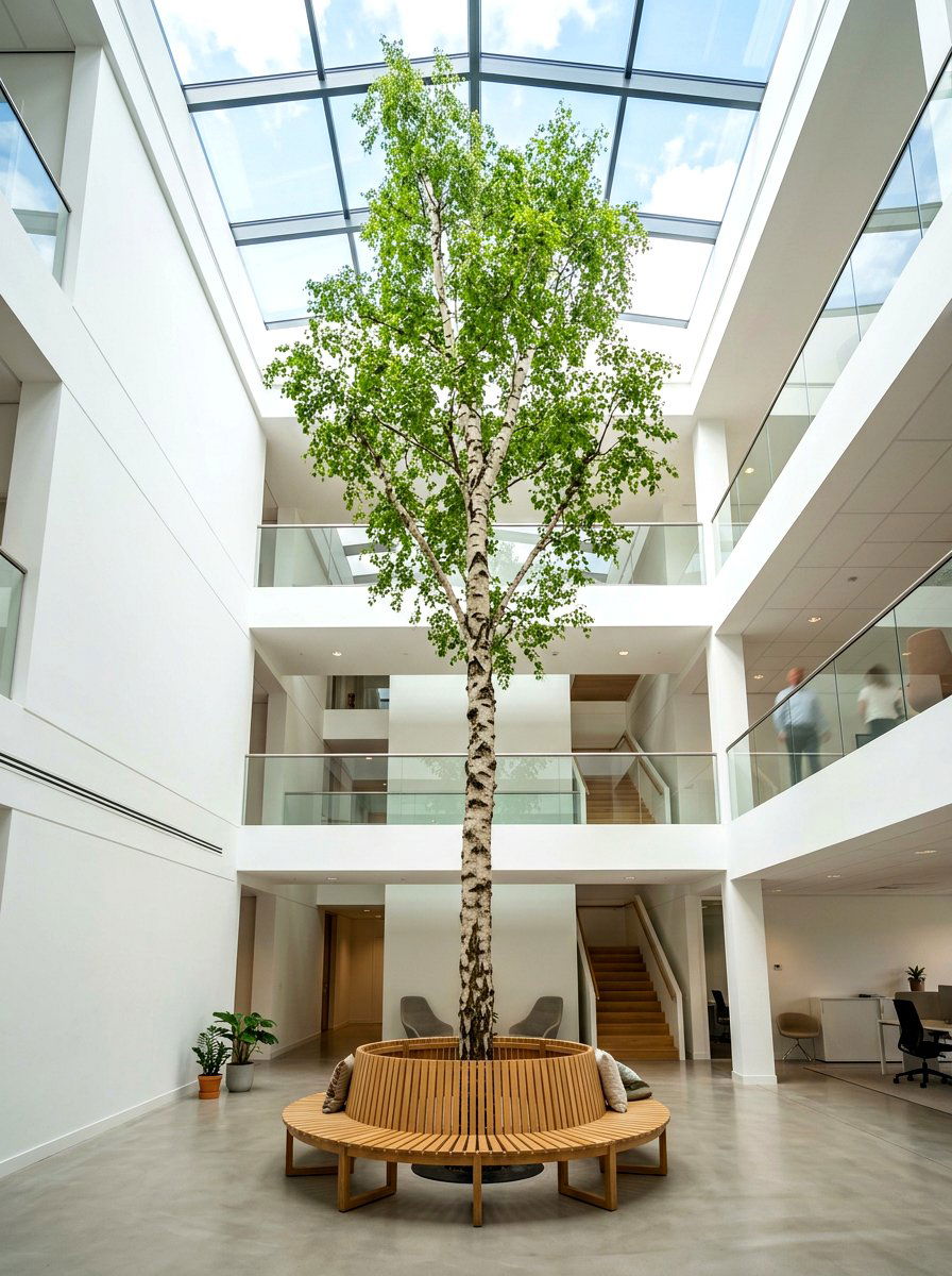 Indoor Tree Atrium - 30 atrium house ideas