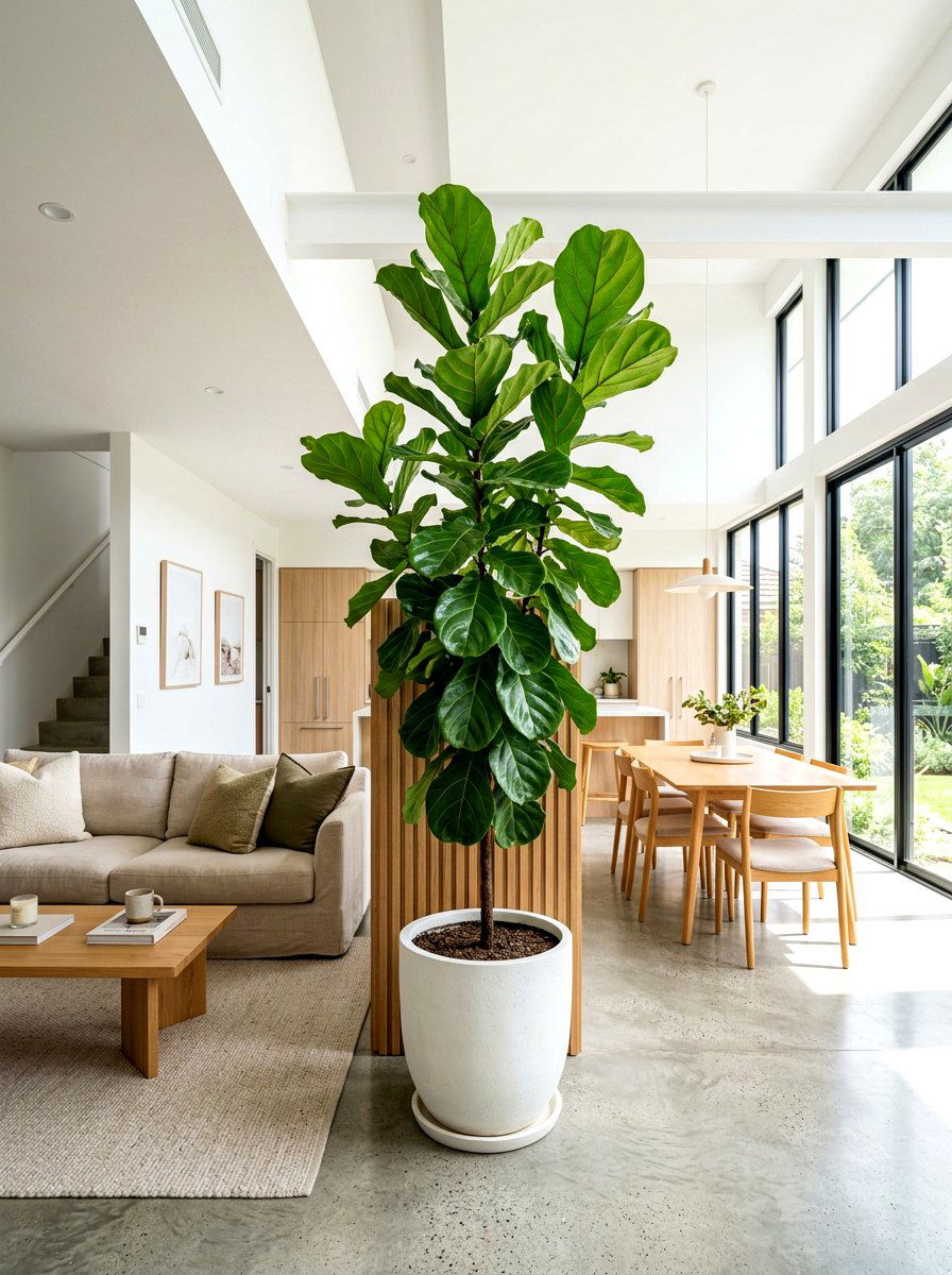 Indoor Tree For Decor - 30 open concept decorating ideas