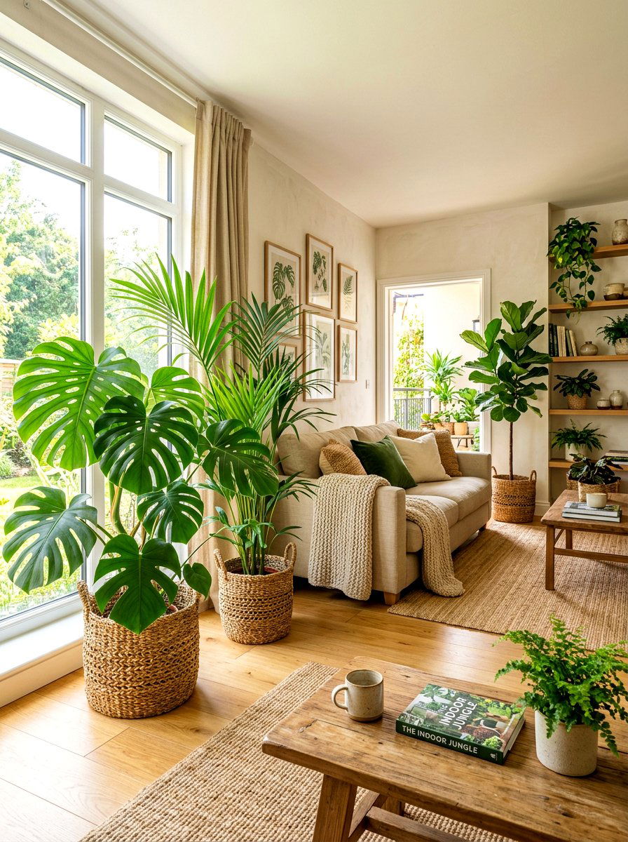 Indoor Tropical Plants - 30 island style home ideas