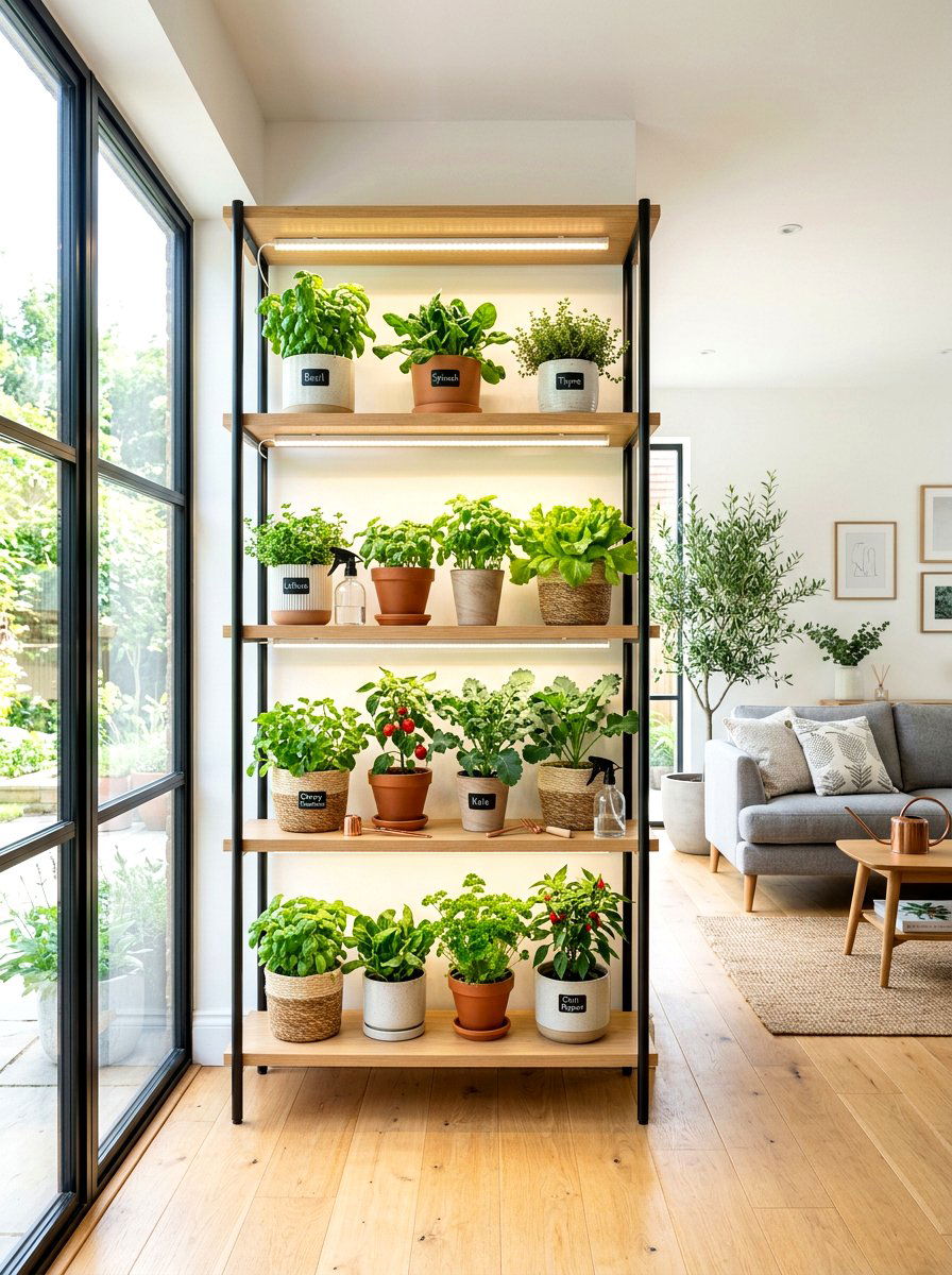 Indoor Vegetable Garden - 30 kitchen vegetable garden ideas