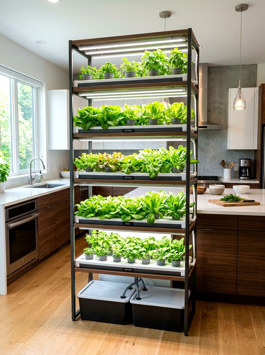 Indoor Vegetable Garden - 30 vegetable garden ideas