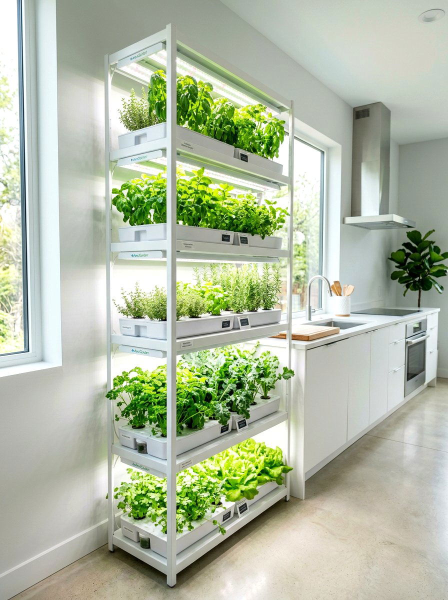 Indoor Vegetable Garden - 30 beginner vegetable garden ideas