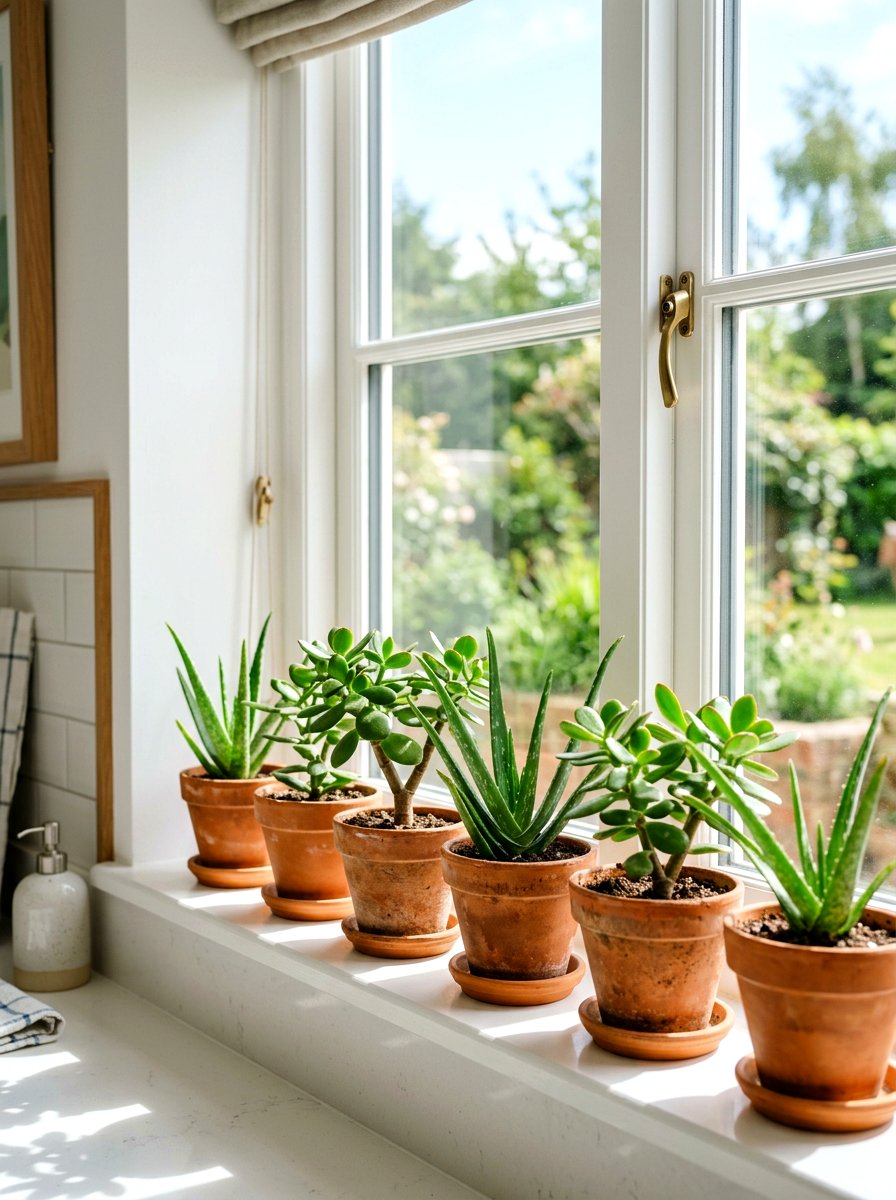 Indoor Window Sill Garden - 30 succulent garden ideas