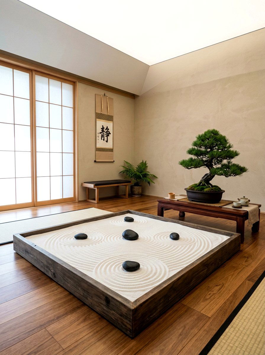Indoor Zen Garden - 30 wellness nook ideas